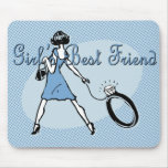 Girl's Best Friend Mouse Pad