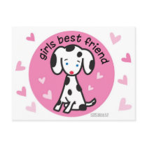 girls best friend postcards