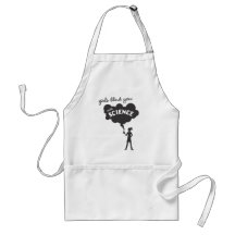 Girls blind you with science apron