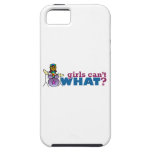 Girls Can't WHAT? Girl Playing Drums iPhone 5 Covers
