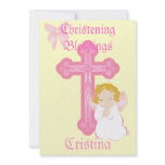 Girl's Christening Blessings-Customize Personalized Invitation