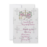 Girls Christening Shoes invitations