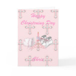 Girls Christening Wish cards