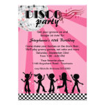 Girls Disco Birthday Personalized Announcement