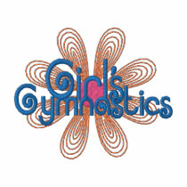 Girl's Gymnastics Embroidered Shirt