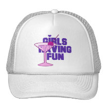 Girls Having Fun Bachelorette Tshirts and Gifts Mesh Hats