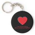 Girls Heart Missing keychains