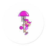 Girls hoops sticker
