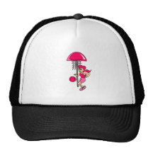 Girls hoops trucker hat