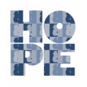Girls' HOPE Blue Ringer Tee t-shirts