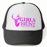 GIRLS HUNT DEER TRUCKER HATS