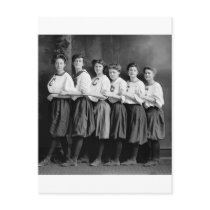 Girls in Bloomers, early 1900s Post Cards