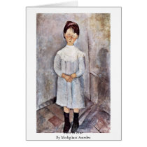 Girls In Blue By Modigliani Amedeo Cards