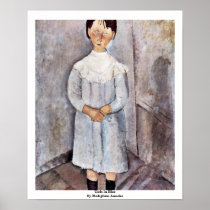 Girls In Blue By Modigliani Amedeo Poster