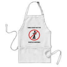 Girls Keep Out of Poppa's Kitchen! Apron