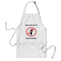 Girls Keep Out of Poppa's Kitchen! Aprons