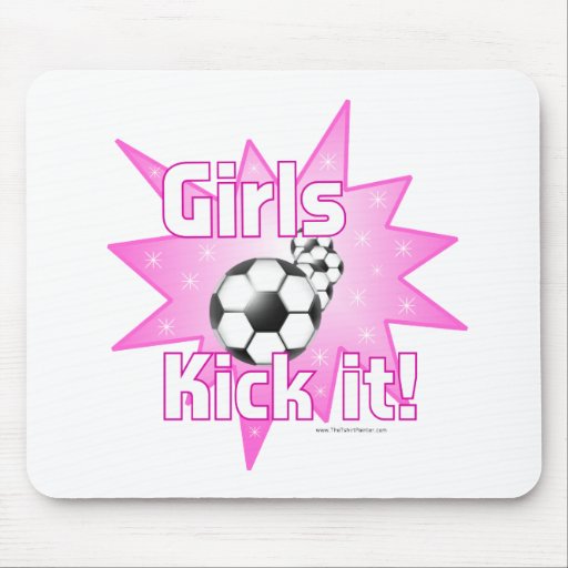 Girls Kick it Mousemat