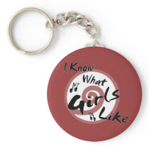 Girl's Like Keychain