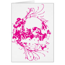 Girls Love Skulls and Ponies Cards
