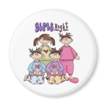 Girl's Night Fridge Magnets