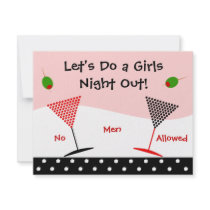 Girls Night Out Bachelorette Custom Announcement