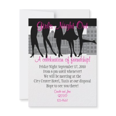 Girls Night Out Invitations by trennea