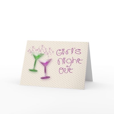 Girl's Night Out Invitation Greeting Card by StarStock