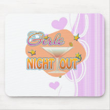 girls night out, last night out bachelorette party mousepad