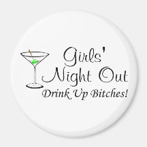 Girls Night Out Martini Magnets
