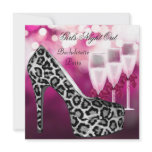 Girls Night Out Pink Shoes Hi Heels Champagne invitations