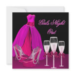 Girls Night Out Pink Shoes Hi Heels Champagne