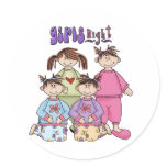 Girl's Night stickers