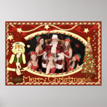 Girls of Swing Christmas Print
