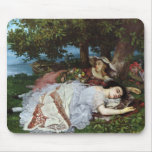Girls on the Banks of the Seine, 1856-57 mousepads