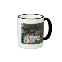 Girls on the Banks of the Seine, 1856-57 Mugs