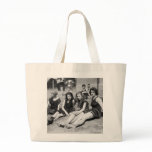 Girls on the Beach, early 1900s Canvas Bag
