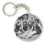 Girls on the Beach, early 1900s Key Chain