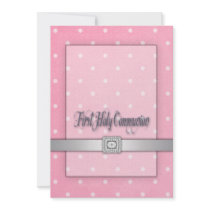 Girls Pink First Communion