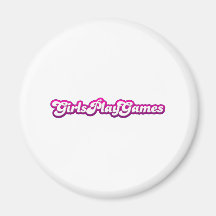 Girls Play Games - Gamer Geek Video Games Women Magnets