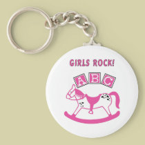 Girls Rock keychains