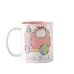Girls Rock!  New Baby Gift Mugs - Customisable