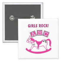Girls Rock buttons