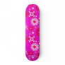 GIRLS ROCK PRO SKATEBOARD - HOT PINK FUSHIA - TOP