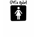 "Girls Rule" Girl Power Tank Top Shirt