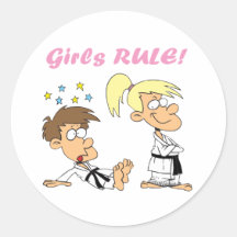 Girls-Rule-judo Stickers