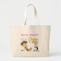 Girls-Rule-judo Tote Bag