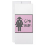 Girls Rule rack cards