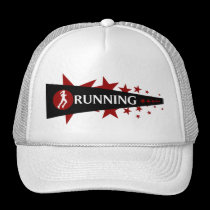 Girls Running Star Cap hats