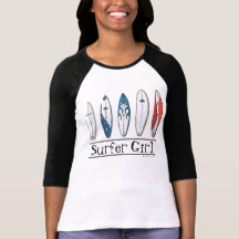 Girl's Shirt Surfer Girl