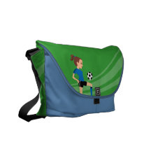 Girl's Soccer Practice Bag Commuter Bag